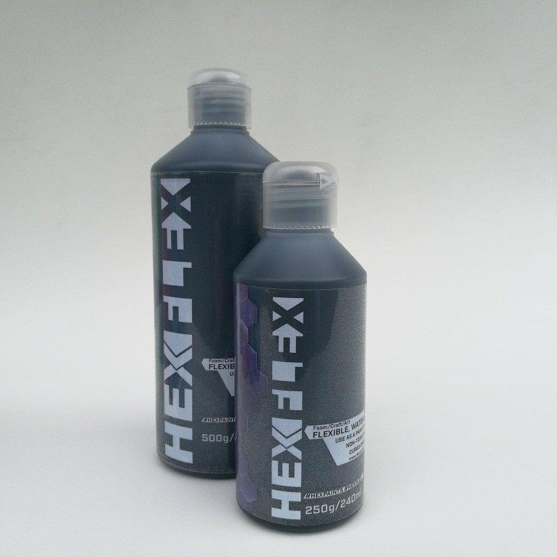 Peinture Hexflex - Noir - 240 ml - Poly-Props