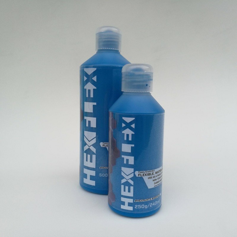 Peinture Hexflex - Bleu - 240 ml - Poly-Props